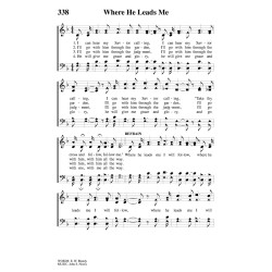 Where He Leads Me-PDF Song Sheet